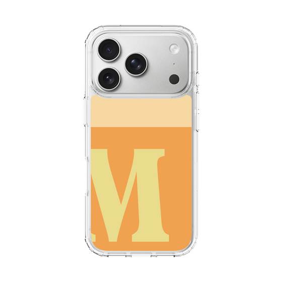スリムプロテクションケース［ オリジナル - initial two tone - M orange ］