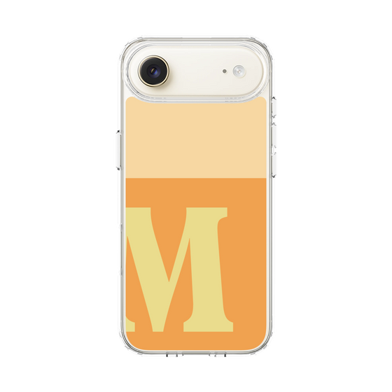 スリムプロテクションケース［ オリジナル - initial two tone - M orange ］