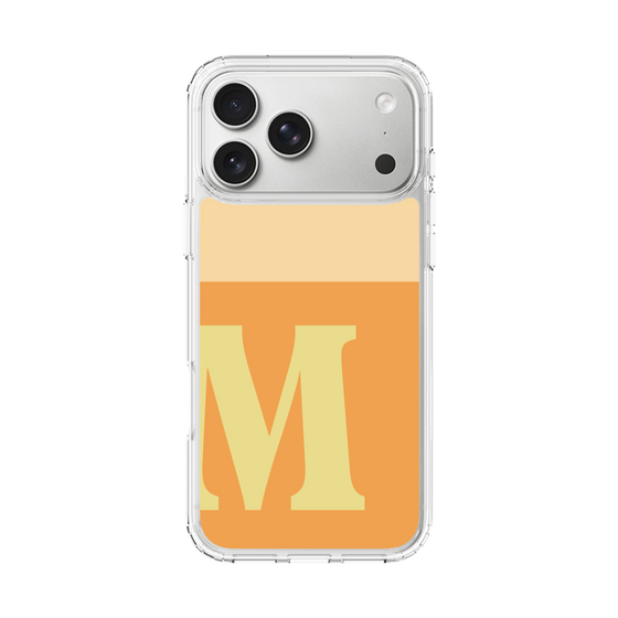 スリムプロテクションケース［ オリジナル - initial two tone - M orange ］
