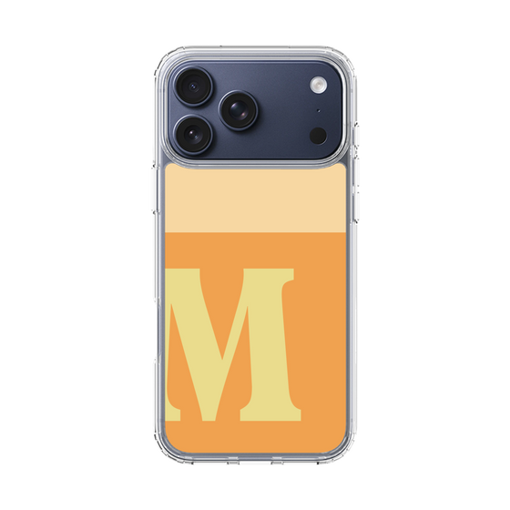スリムプロテクションケース［ オリジナル - initial two tone - M orange ］