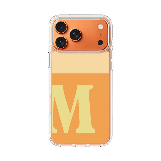 スリムプロテクションケース［ オリジナル - initial two tone - M orange ］
