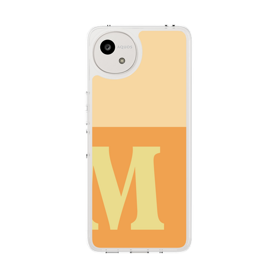 スリムプロテクションケース［ オリジナル - initial two tone - M orange ］