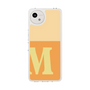 スリムプロテクションケース［ オリジナル - initial two tone - M orange ］