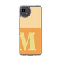 スリムプロテクションケース［ オリジナル - initial two tone - M orange ］