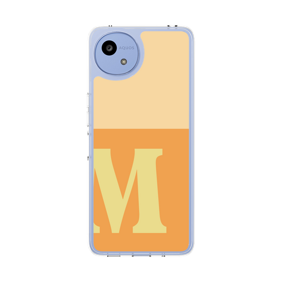 スリムプロテクションケース［ オリジナル - initial two tone - M orange ］
