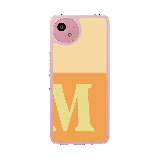 スリムプロテクションケース［ オリジナル - initial two tone - M orange ］