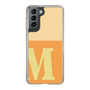 スリムプロテクションケース［ オリジナル - initial two tone - M orange ］