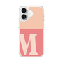 スリムプロテクションケース［ オリジナル - initial two tone - M pink ］