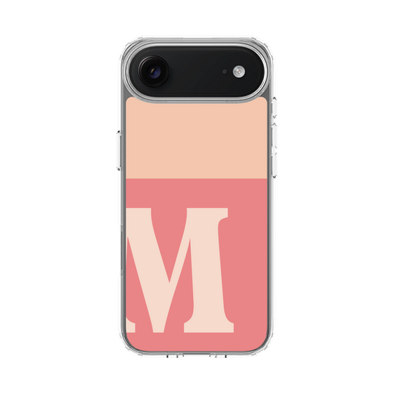 スリムプロテクションケース［ オリジナル - initial two tone - M pink ］