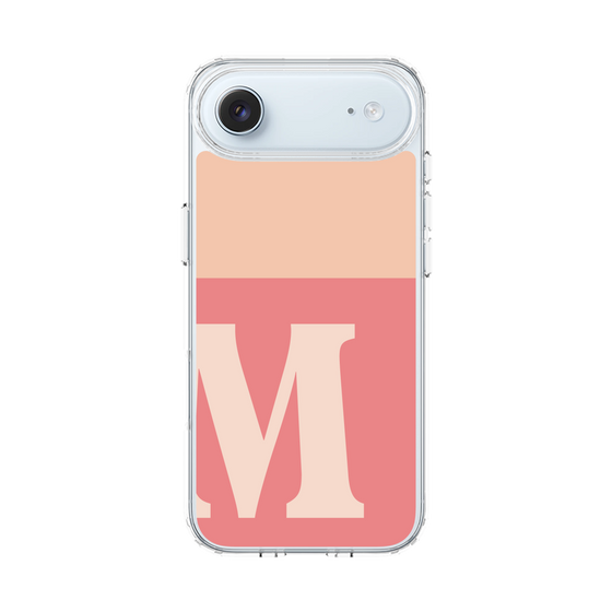 スリムプロテクションケース［ オリジナル - initial two tone - M pink ］
