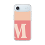 スリムプロテクションケース［ オリジナル - initial two tone - M pink ］