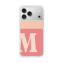 スリムプロテクションケース［ オリジナル - initial two tone - M pink ］