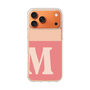 スリムプロテクションケース［ オリジナル - initial two tone - M pink ］