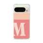 スリムプロテクションケース［ オリジナル - initial two tone - M pink ］