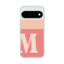 スリムプロテクションケース［ オリジナル - initial two tone - M pink ］