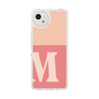 スリムプロテクションケース［ オリジナル - initial two tone - M pink ］