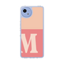 スリムプロテクションケース［ オリジナル - initial two tone - M pink ］