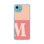 スリムプロテクションケース［ オリジナル - initial two tone - M pink ］