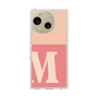 スリムプロテクションケース［ オリジナル - initial two tone - M pink ］