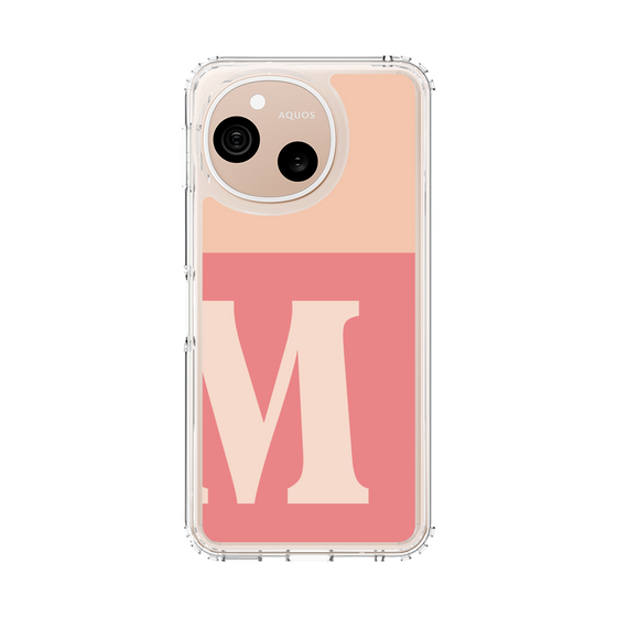 スリムプロテクションケース［ オリジナル - initial two tone - M pink ］