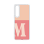 スリムプロテクションケース［ オリジナル - initial two tone - M pink ］