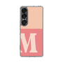 スリムプロテクションケース［ オリジナル - initial two tone - M pink ］