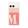 スリムプロテクションケース［ オリジナル - initial two tone - M pink ］