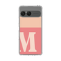 スリムプロテクションケース［ オリジナル - initial two tone - M pink ］