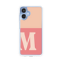スリムプロテクションケース［ オリジナル - initial two tone - M pink ］