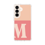 スリムプロテクションケース［ オリジナル - initial two tone - M pink ］