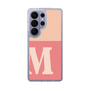 スリムプロテクションケース［ オリジナル - initial two tone - M pink ］