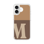スリムプロテクションケース［ オリジナル - initial two tone - M brown ］