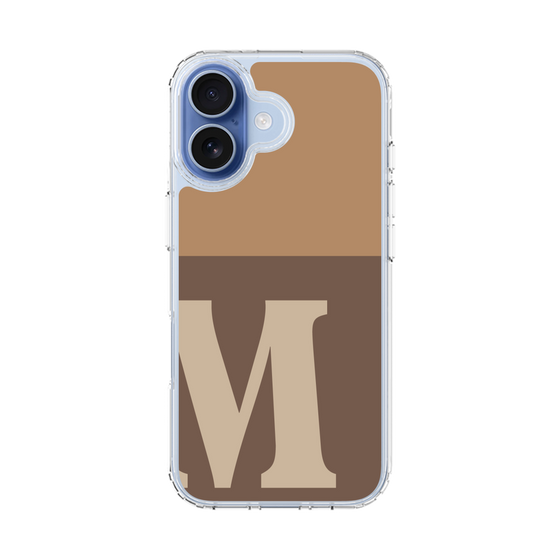 スリムプロテクションケース［ オリジナル - initial two tone - M brown ］
