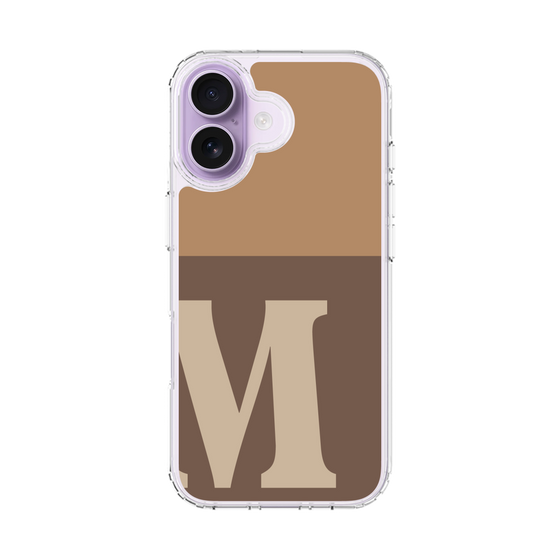 スリムプロテクションケース［ オリジナル - initial two tone - M brown ］