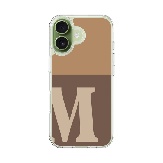 スリムプロテクションケース［ オリジナル - initial two tone - M brown ］