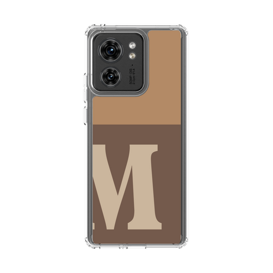 スリムプロテクションケース［ オリジナル - initial two tone - M brown ］