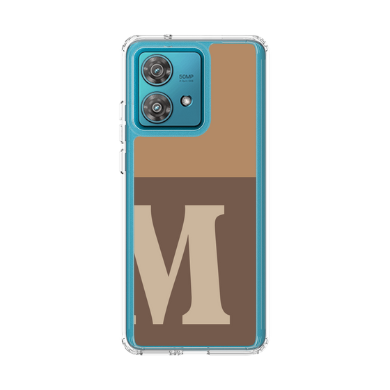 スリムプロテクションケース［ オリジナル - initial two tone - M brown ］