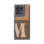 スリムプロテクションケース［ オリジナル - initial two tone - M brown ］