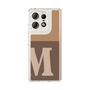 スリムプロテクションケース［ オリジナル - initial two tone - M brown ］