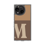 スリムプロテクションケース［ オリジナル - initial two tone - M brown ］