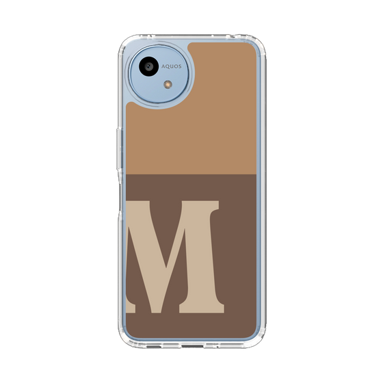 スリムプロテクションケース［ オリジナル - initial two tone - M brown ］