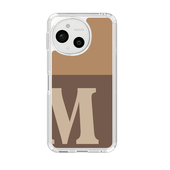 スリムプロテクションケース［ オリジナル - initial two tone - M brown ］