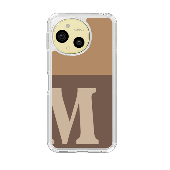 スリムプロテクションケース［ オリジナル - initial two tone - M brown ］