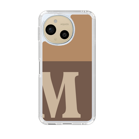 スリムプロテクションケース［ オリジナル - initial two tone - M brown ］