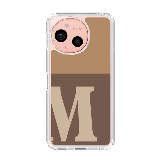 スリムプロテクションケース［ オリジナル - initial two tone - M brown ］