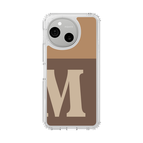 スリムプロテクションケース［ オリジナル - initial two tone - M brown ］