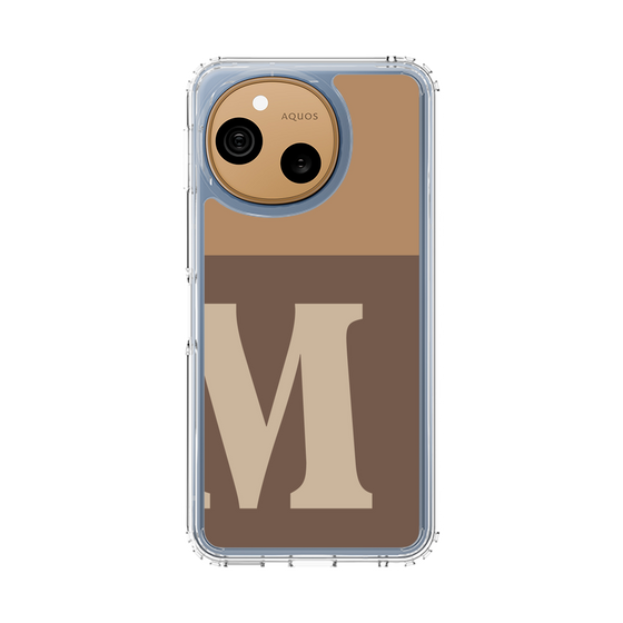 スリムプロテクションケース［ オリジナル - initial two tone - M brown ］