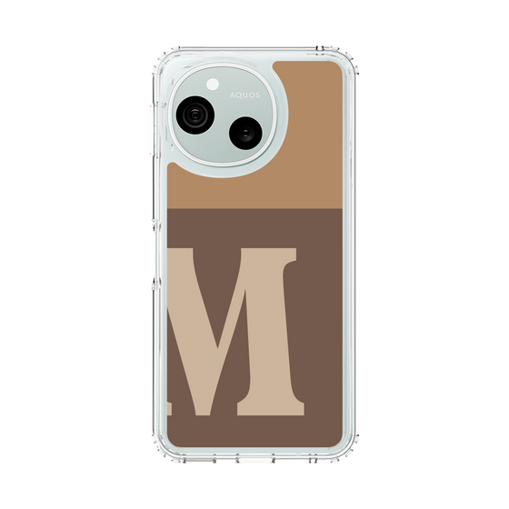 スリムプロテクションケース［ オリジナル - initial two tone - M brown ］