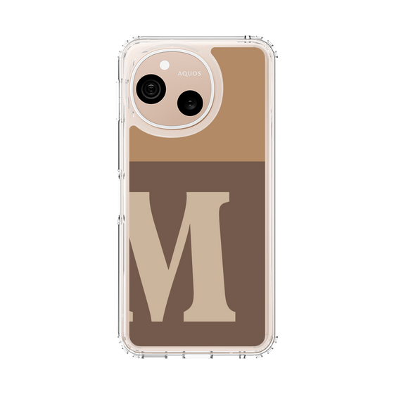 スリムプロテクションケース［ オリジナル - initial two tone - M brown ］