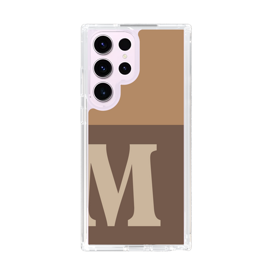 スリムプロテクションケース［ オリジナル - initial two tone - M brown ］